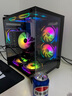 華碩（ASUS）全家桶13400F/14600KF/RTX5060獨顯海景房組裝電腦游戲電競直播渲染設計臺式主機DIY整機 I5 14600KF+5060Ti | D5版 曬單實(shí)拍圖