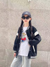 G.DUCKKIDS小黃鴨童裝女童外套春秋季新款兒童棒球服女孩衣服學(xué)院風(fēng)開(kāi)衫上衣 杏色 160 尺碼13~14歲【150-160cm】c 曬單實(shí)拍圖
