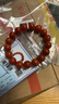 石玥珠寶精品12-13mm涼山南紅瑪瑙手串本命年轉(zhuǎn)運(yùn)珠手鏈男女士款禮物 曬單實(shí)拍圖