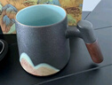 蘇氏陶瓷（SUSHI CERAMICS）辦公杯手繪釉畫(huà)彩千里江山聚財水杯陶瓷內膽過(guò)濾伴手禮禮盒J0697 曬單實(shí)拍圖