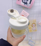 RICH YOUR HOME德國品質(zhì)杯子女生高顏值個(gè)人專(zhuān)用耐高溫防摔防爆茶水分離便攜水杯 白色520ml-加厚防燙杯套 曬單實(shí)拍圖