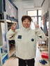 NASA LIKE官方潮牌棉服冬季羊羔絨厚外套男女搖粒絨棉襖情侶保暖羊羔毛棉衣 黑色 XL（建議140-160斤） 曬單實(shí)拍圖