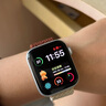Apple/蘋(píng)果 Watch SE 智能手表GPS款44毫米銀色鋁金屬表殼青云色回環(huán)式運動(dòng)表帶MXFD3CH/B 曬單實(shí)拍圖