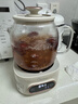 美的（Midea）花漾0膠水全玻璃全自動(dòng)養生壺 辦公室多功能煮茶壺 燒水壺恒溫電熱水壺煮茶器花茶壺1L YS10B101 曬單實(shí)拍圖
