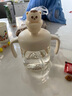 英氏（YEEHOO）兒童牛奶杯寶寶學(xué)飲杯帶刻度吸管水杯嬰幼兒專用喝水防摔杯子 曬單實(shí)拍圖