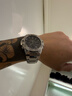 卡西歐（CASIO）手表男表鋼鐵黑暗之心黑武士GST400/100防水運動(dòng)表節日禮物送男友 GST-B400D-1A 金屬表帶銀色 曬單實(shí)拍圖