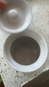瓦罐陶瓷燉盅帶蓋湯罐蒸蛋碗 乳白色4個(gè)裝 450ml 曬單實(shí)拍圖