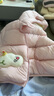 巴拉巴拉童裝兒童羽絨服寶寶女童男童2025冬裝新款嬰兒外套保暖上衣萌趣 粉色小蘋(píng)果60356-白鴨絨 90 （充絨量71g 適合1-2歲） 曬單實(shí)拍圖