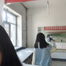 佐敘學(xué)院風(fēng)甜美貓爪刺繡棒球服女2025秋設計感軟糯奶藍撞色夾克外套女 藍色 M （95-110斤） 曬單實(shí)拍圖