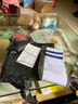 【加厚防滑】?jì)和∏驅?zhuān)業(yè)足球運動(dòng)襪子男女過(guò)膝長(cháng)筒襪子 白色藍邊 兒童常規款【30-37鞋碼】 曬單實(shí)拍圖