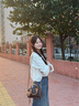 15 MINS2025包包女新款pvc手提包印花休閑單肩斜挎包波士頓包生日禮物 咖色 曬單實拍圖