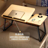 鉑吶苓升降床上電腦桌學(xué)習桌書(shū)桌折疊小桌子筆記本支架大學(xué)生宿舍必備 竹節色【四檔升降】 曬單實(shí)拍圖