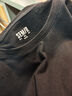 森馬（Semir）短袖T恤男純色打底衫修身25夏新款內搭上衣簡(jiǎn)約百搭t恤男士 [店鋪TOP1純棉款]黑色90001 XL 曬單實(shí)拍圖