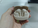漫步者（EDIFIER）FitBuds Pro真無線主動降噪藍(lán)牙耳機太空艙入耳式低延遲輕奢學(xué)生音樂游戲運動禮物適配于蘋果華為 【皮革紋理設(shè)計】薄櫻粉+收納袋 曬單實拍圖