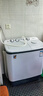 小鴨洗+脫15公斤 洗衣機(jī)半自動(dòng)家用 雙電機(jī)大容量雙桶雙缸波輪洗衣機(jī)脫水甩干雙筒 半自動(dòng)洗衣機(jī) 洗滌9公斤 脫水6公斤【強(qiáng)力去污|藍(lán)光潔凈】 曬單實(shí)拍圖