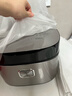 蘇泊爾（SUPOR） 電飯煲電飯鍋微壓5L大容量4-5-10人電飯鍋家用多功能一體藍鉆球釜柴火飯智能預約多功能電飯煲 【一鍵柴火飯】 4L 銀色 曬單實(shí)拍圖