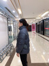 鴨鴨（YAYA）媽媽羽絨服女短款洋氣2025新款中老年人女裝冬季奶奶保暖立領(lǐng)外套 紫色 3XL 【建議120-135斤】 曬單實(shí)拍圖