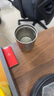 霸王茶姬（CHAGEE）純鈦杯子銀色0涂層咖啡杯雙層隔熱養(yǎng)生泡茶水杯功夫茶杯七夕禮物 曬單實(shí)拍圖