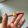 周生生七夕禮物黃金轉(zhuǎn)運(yùn)珠Charme寶貝文化祝福招財(cái)福貓不含繩92307C 曬單實(shí)拍圖