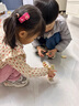 煦凜德國多米諾骨牌木質(zhì)積木3-6歲認識數字漢字幼兒園兒童益智力玩具 100片 雙面數字漢字 送收納袋 曬單實(shí)拍圖