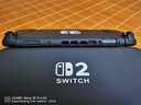必極必特 適用switch2保護殼套oled可插底座分離式ns二代游戲機硬殼手柄防摔收納套配件包 2代【黑色】親膚手感-保護殼+收納包 曬單實(shí)拍圖