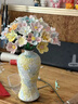 景德鎮高溫手工陶瓷花朵仿真花花瓶永生花花束裝飾擺件送女友禮物 陶瓷仿真花20支隨機 曬單實(shí)拍圖