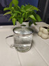 德國雙刻度杯子透明耐高溫計量杯帶蓋高硼硅玻璃茶杯喝水杯 雙刻度杯550ML（送小勺） 曬單實(shí)拍圖