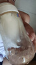 bebebus鉆光奶瓶3-6個月300ml新生兒寶寶ppsu偏心仿母乳防脹氣防嗆奶瓶 曬單實(shí)拍圖