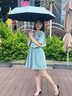 左都（ZUODU）太陽傘防紫外線防曬傘晴雨兩用陽傘全自動折疊高顏值便攜輕便小巧 曬單實拍圖