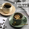 Mongdio咖啡杯陶瓷杯子帶勺帶碟馬克杯牛奶杯創(chuàng  )意茶具水杯茶杯 曬單實(shí)拍圖