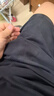 GXG男裝冰絲提花休閑短褲沙灘褲24夏新 黑色 180/XL 曬單實(shí)拍圖