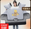 【京東物流】電動(dòng)車(chē)擋風(fēng)被冬季新款加絨加厚防水小型通用電瓶自行車(chē)2025防風(fēng)罩 灰色【金幣熊】雙系把套+加大側翼+加絨加厚 曬單實(shí)拍圖