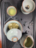 京東京造 茶具整套 功夫茶具套裝帶茶盤茶壺茶杯 天青汝窯西施壺 16件 曬單實(shí)拍圖
