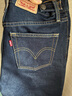 Levi's李維斯25年秋冬新款女士Baggy經(jīng)典高腰寬直筒牛仔褲0001UP 深藍 27 (29) 曬單實(shí)拍圖
