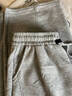 浪莎美式休閑褲女秋季新款高腰顯瘦加絨香蕉運動(dòng)褲保暖寬松闊腿長(cháng)褲女 淺灰色 秋款 M （適合96-110斤） 曬單實(shí)拍圖