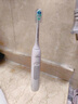 飛利浦（PHILIPS）【肖戰(zhàn)推薦】電動(dòng)牙刷鉆石3系 生日七夕情人節(jié)禮物 情侶款送男生/女友 微泡水流 HX5181/01皓月白 曬單實(shí)拍圖