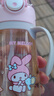 膳魔師（THERMOS）兒童吸管杯PPSU耐高溫出行杯帶刻度杯繩提手三麗鷗學(xué)生上學(xué)杯BBSI 曬單實(shí)拍圖