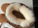 意爾康女靴雪地靴女士棉鞋厚底冬季加絨保暖東北抗寒短靴媽媽靴子 土黃色 加絨 36 曬單實(shí)拍圖