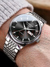 冠琴（GUANQIN）手表男士全自動(dòng)機械表防水夜光國潮男表瑞士品質(zhì)休閑商務(wù)氣質(zhì)腕表 時(shí)尚氣質(zhì)精鋼黑面【明星推薦】 曬單實(shí)拍圖