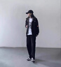 啄木鳥(niǎo)（TUCANO）外套男春秋季男士假兩件連帽沖鋒工裝夾克學(xué)生情侶寬松棉衣服男 302-黑色 L 【100-125斤】 曬單實(shí)拍圖