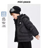 MiniPeace太平鳥童裝冬男童羽絨服FAACE4B01 炭灰 140cm 曬單實(shí)拍圖