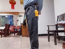 吉普（JEEP）牛仔褲男秋冬季高端寬松商務(wù)直筒男褲休閑褲子男 尼納灰 33 曬單實(shí)拍圖