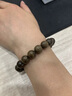 熙鴛老料天然金絲楠木手串男士收藏級文玩木制盤(pán)玩手鏈女款生日禮物 陰沉料-金絲楠木【珠徑約12mm】 曬單實(shí)拍圖