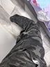 棉之雪美式復古迷彩褲男潮牌高街軍綠色伐木褲子直筒工裝牛仔褲 迷彩 2XL 【170CM-180CM】 曬單實(shí)拍圖