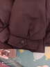啄木鳥(niǎo)品牌女裝紅色顯瘦立領(lǐng)羽絨棉服棉衣短款2025年冬季新款保暖外套 黑色 L 105-120斤 曬單實(shí)拍圖