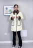 雪中飛羽絨服女士中長(zhǎng)款2025羊羔毛翻領(lǐng)牛角扣時(shí)尚氣質(zhì)休閑外套米白S 曬單實(shí)拍圖