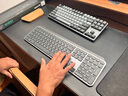 羅技（Logitech）無(wú)線(xiàn)鍵盤(pán)MX Keys S藍牙鍵盤(pán)Keys升級版 高端辦公鍵盤(pán)無(wú)線(xiàn)鍵鼠套裝 全尺寸家用充電背光 宏自定義 MX Keys S黑色（Keys升級版） 曬單實(shí)拍圖