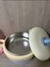 如山嬰兒輔食碗注水保溫碗316L不銹鋼碗兒童餐具恒溫吸盤(pán)嬰兒碗湯碗 云霧藍【316L不銹鋼內膽】+吸盤(pán) 【316L材質(zhì) 感溫變色】 曬單實(shí)拍圖