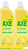 斧頭牌（AXE）檸檬護膚洗潔精1.18kg*3瓶7.08斤家庭裝 可洗果蔬不傷手 曬單實(shí)拍圖