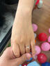 DR【現(xiàn)貨閃發(fā)】雪吻BELIEVE簡約款結(jié)婚求婚鉆戒 鉑金5分H色SI1 14號 曬單實拍圖